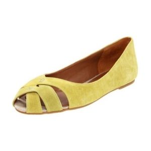 Lucky Brand Ester Suede Open Toe Flat